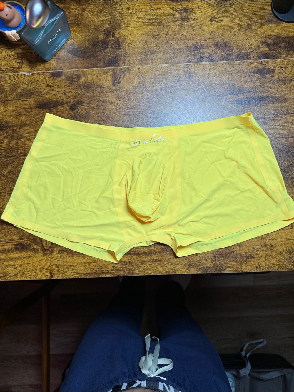 JJ Malibu: Come-Over Seamless Boxer Briefs — Yellow